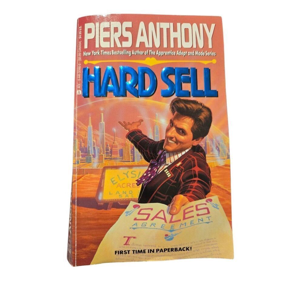 Hard sell by Piers Anthony - ace science fiction - isbn 0441317480